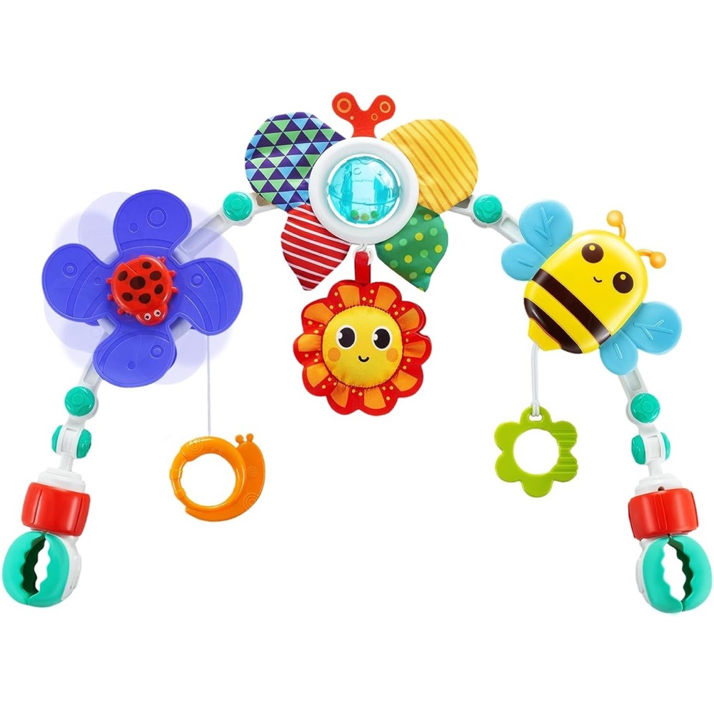 Baby Activity Arch Toy Bar for Stroller, Bassinets, Car Seat Sensory Development